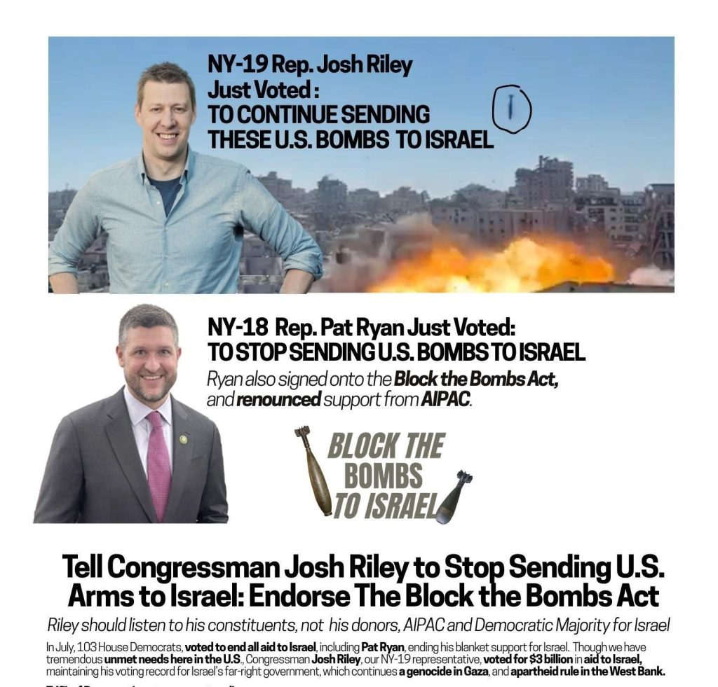 Josh Riley has a Palestine&nbsp;Problem